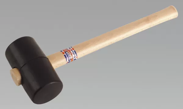 Image of Genuine SEALEY RMB125 Rubber Mallet 1.25lb Black