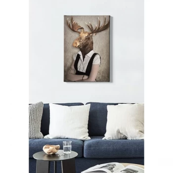 Image of Kanvas Tablo (50 x 70) - 75 Multicolor Decorative Canvas Painting