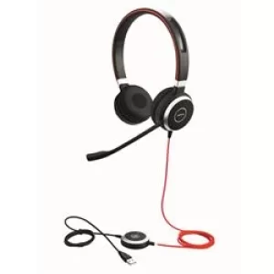 image of Jabra Evolve 40 Duo MS USB Headset