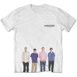 Image of Weezer - Blue Album Unisex Large T-Shirt - White