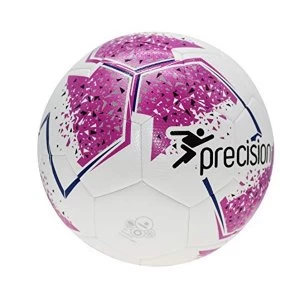 Image of Precision Unisex-Youth Fusion IMS Training Ball, White/Pink/Purple/Grey, 4