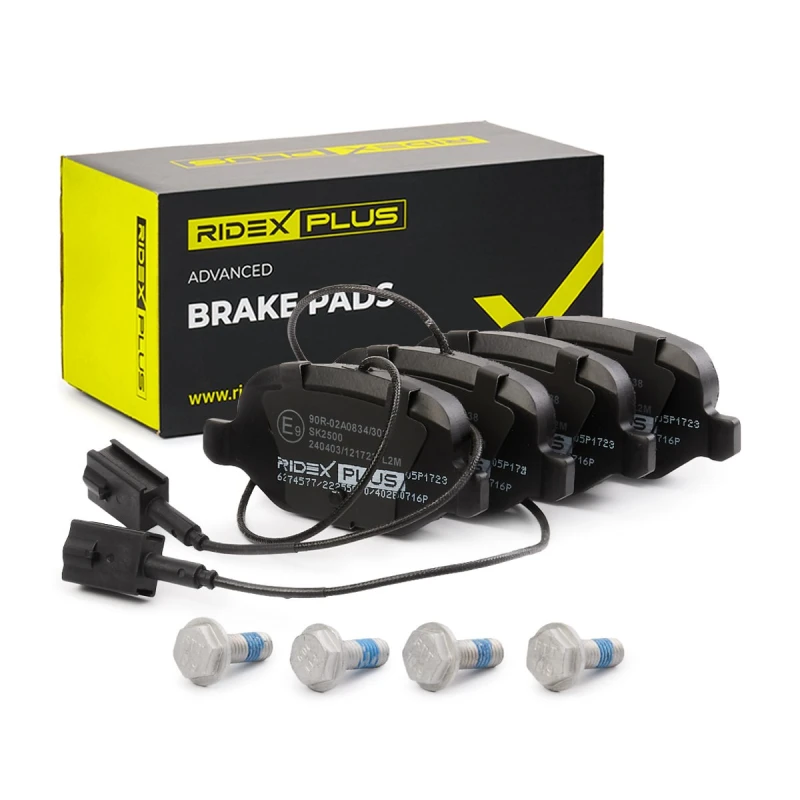 Image of RIDEX PLUS Brake pad set RIDEX PLUS 402B0716P