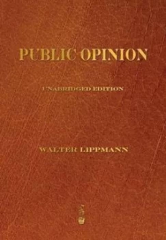 Image of Public Opinion by Walter Lippmann Paperback