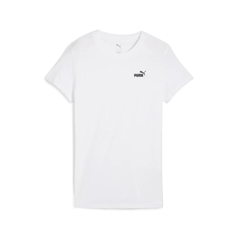 Image of Puma Womens T-Shirt Puma Ess Small No. 1 Logo Blanc Female L