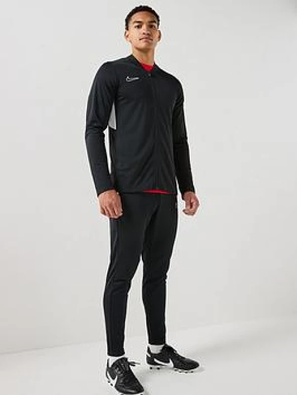 Image of Nike Dri-FIT Academy Mens Soccer Tracksuit - Black Male 2XL