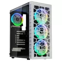 Image of Kolink Observatory Lite ARGB Midi Tower Gaming Case - White