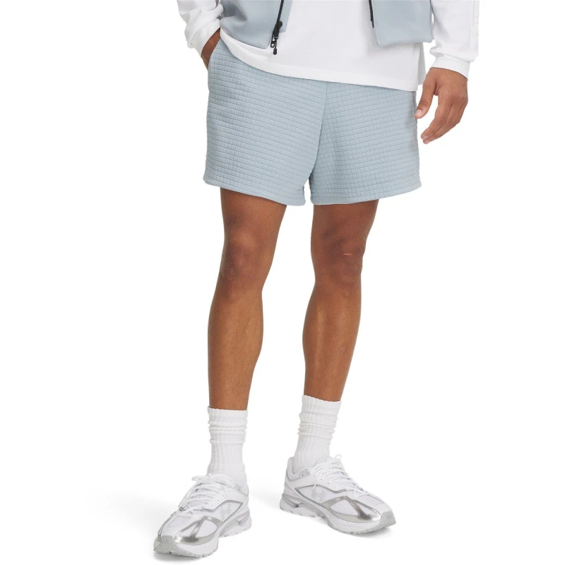 Image of Under Armour Mens Fleece Performance Gym Shorts Blue male S