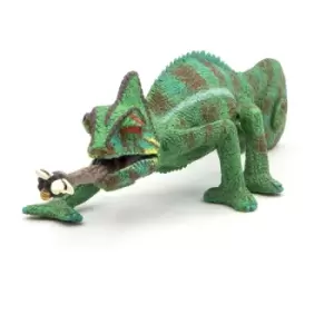 Image of PAPO Wild Animal Kingdom Chameleon Toy Figure, Three Years or Above, Green (50177)