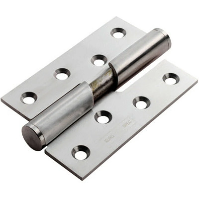 Image of Loops PAIR 102 x 76 x 3mm Left Handed Rising Butt Hinge Satin Stainless Steel Metallics