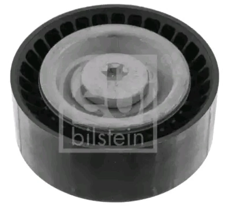 Image of FEBI BILSTEIN 49371 Idler Pulley with screw Plastic Deflection/Guide Pulley,v-ribbed belt (312)