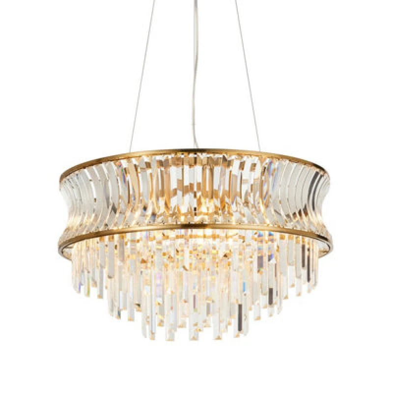 Image of Bog Oak Ceiling Light, Matte White Striped, Antique Brass