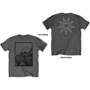 Image of Slipknot - Amusement Park Unisex Large T-Shirt - Grey