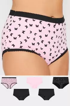 Image of 5 Pack Butterfly Full Briefs