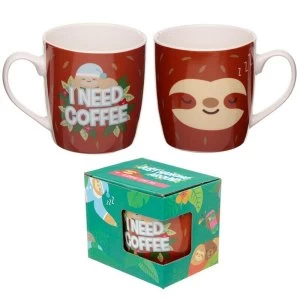 Image of Sloth Design New Bone China Mug