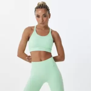 USA Pro Seamless Adjustable Sports Bra - Green