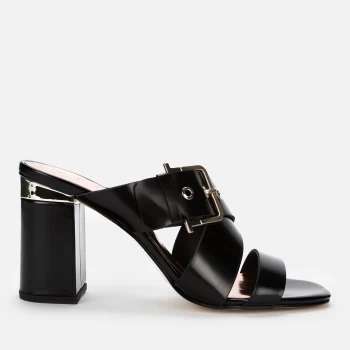 image of Ted Baker Womens Peataa Heeled Mules - Black - UK 7