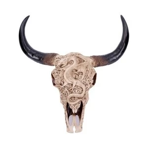Image of Mythical Markings Carved Dragon Animal Skull