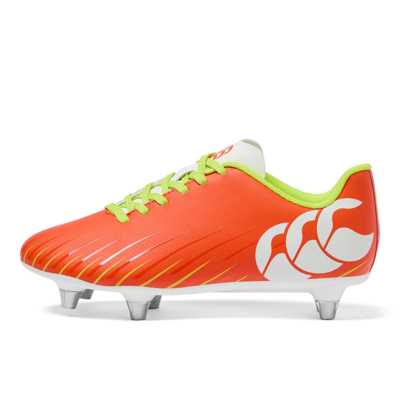Image of Canterbury Speed Team Junior Soft Ground Rugby Boots Tan Tango male 3 (35.5)