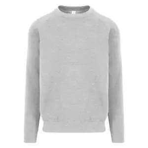 Image of AWDis Just Hoods Mens Graduate Heavyweight Sweatshirt (3XL) (Heather Grey)