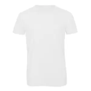 Image of B&C Mens Favourite Short Sleeve Triblend T-Shirt (3XL) (White)