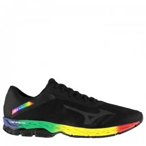 Image of Mizuno Wave Shadow 3 Mens Running Shoes - Black/Grey