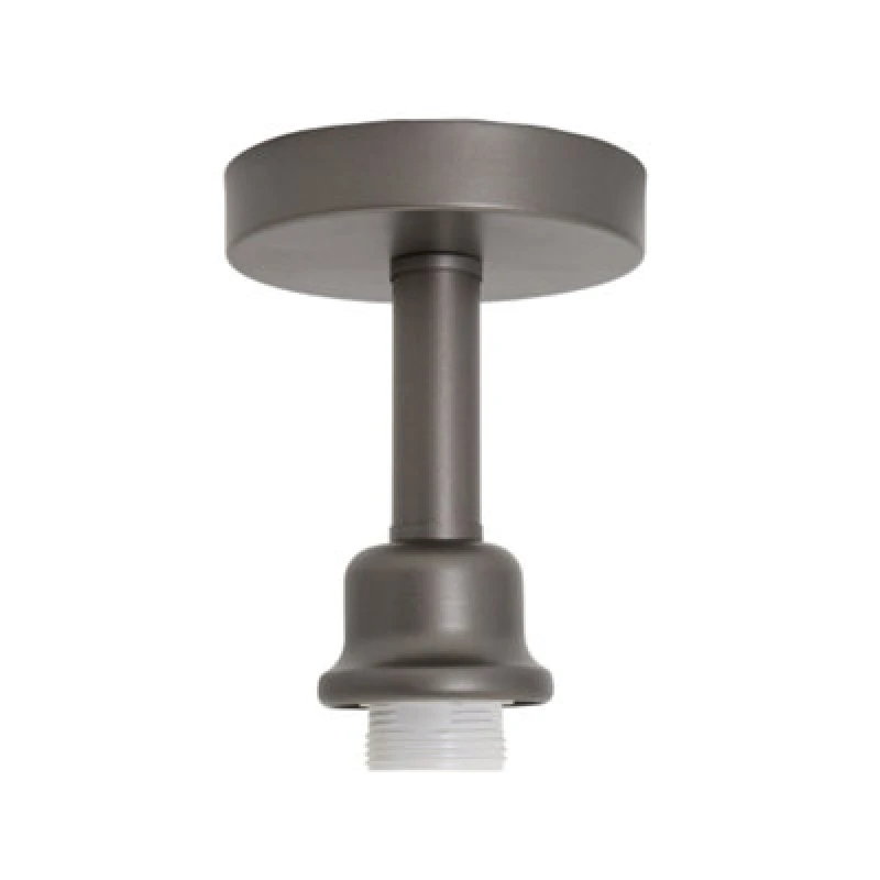 Image of Happy Homewares Contemporary Designer Short Semi Flush Pearl Grey Ceiling Rose Light