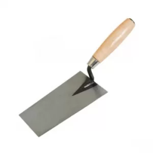 image of Globemaster Worldwide Bucket Trowel Wood Handle 180mm(7")