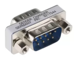 Image of Roline D Sub Adapter Male 9 Way D-Sub to Male 9 Way D-Sub