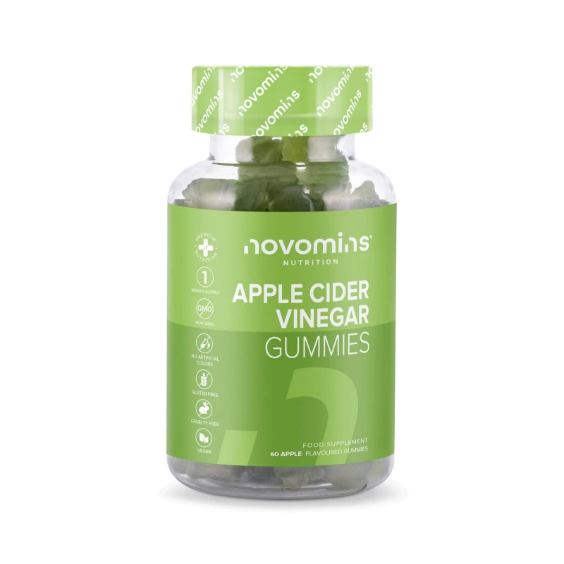 Image of Novomins Apple Cider Vinegar Gummies Green unisex