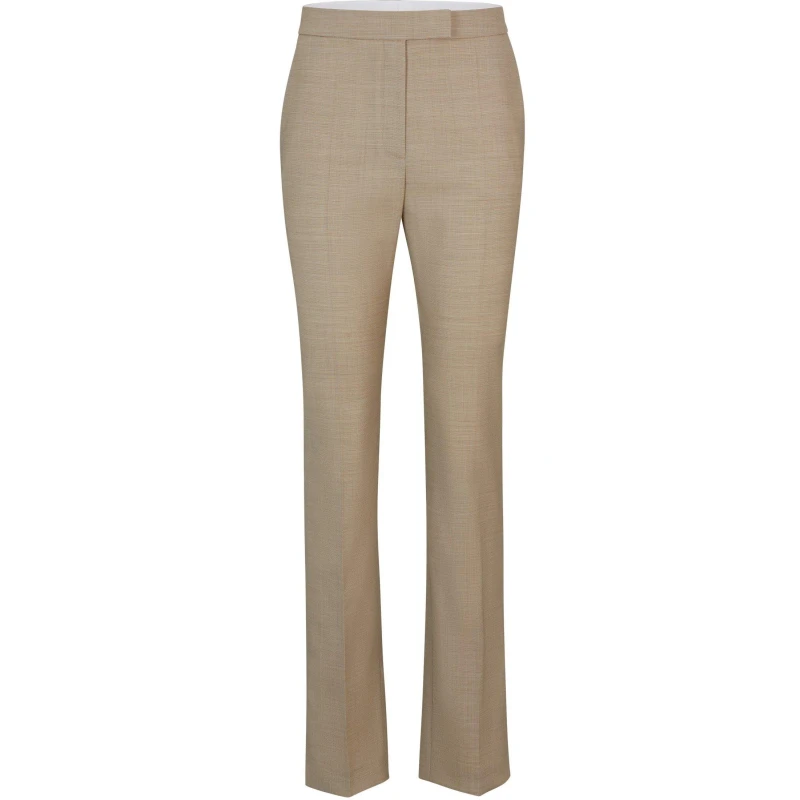 Image of Boss Womens Teana Slim Fit Trousers Open Misc female 6 (XS)