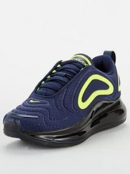 Image of Nike Air Max 720 Junior Trainers - Navy