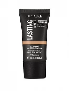 image of Rimmel Lasting Matte Foundation - 407 Natural Caramel