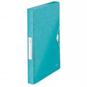Image of Leitz WOW Box File A4 Polypropylene Ice Blue - Outer carton of 5
