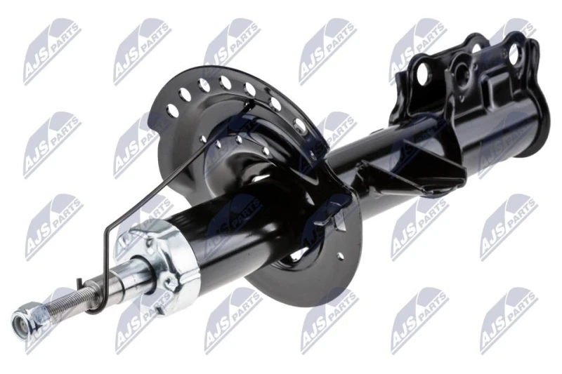 Image of NTY A-KA-314 Shock absorber Front Axle Left, Gas Pressure, Suspension Strut, Top pin Shock Absorber (854)