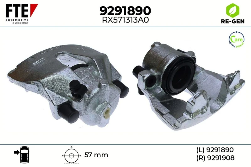 Image of Brake caliper FTE 9291890