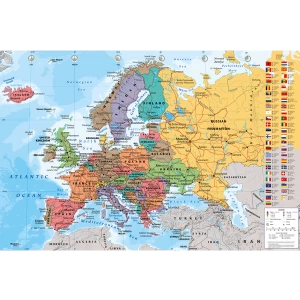 Image of European Map Maxi Poster