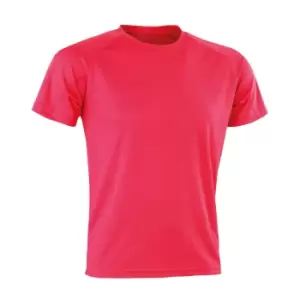 Image of Spiro Mens Aircool T-Shirt (XL) (Super Pink)