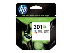 Image of HP 301XL Tri Colour Ink Cartridge