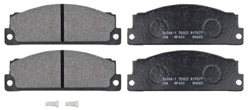 Image of A.B.S. 36004/1 Brake pad set prepared for wear warning indicator Brake Pad Set,disc brake (402)
