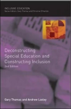 Image of Deconstructing Special Education and Constructing Inclusion by Gary Thomas Paperback