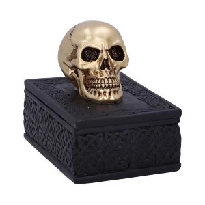 image of Celtic Opulence Skull Trinket Box