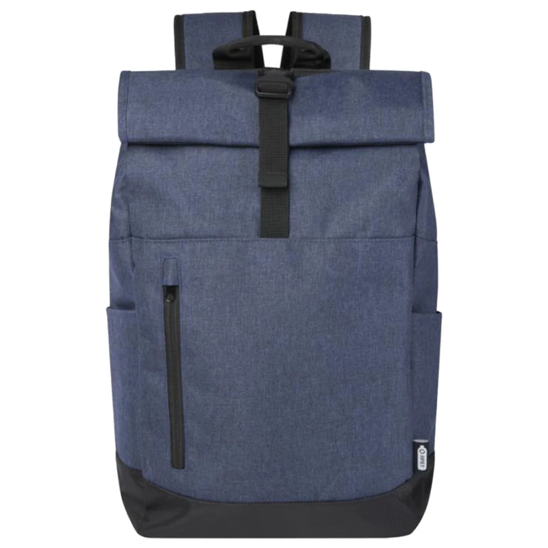 Image of Avenue Avenue Men Hose 15.6" Roll Up Laptop Bag in Dark Navy Dark Navy One Size Male 5063652544716