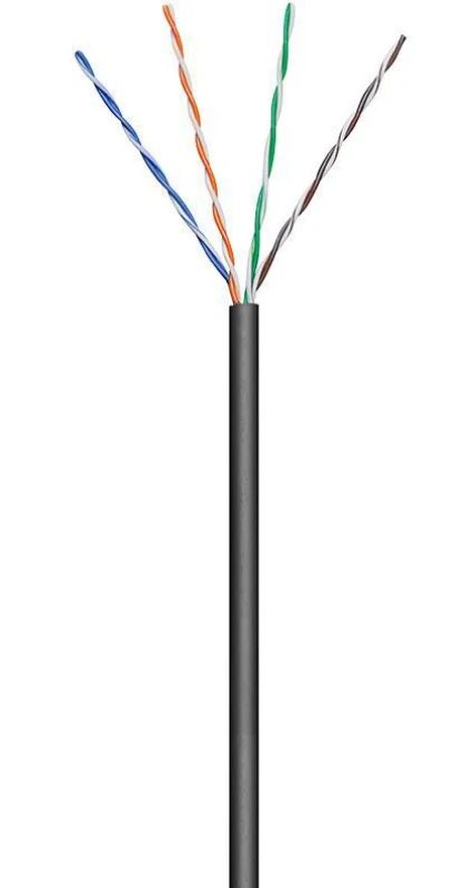 Image of Microconnect KAB025-100 networking cable Black 100 m Cat5e U/UTP (UTP)