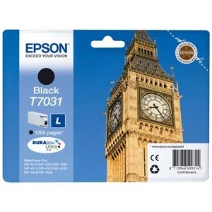 Image of Epson Big Ben T7031 Black Ink Cartridge
