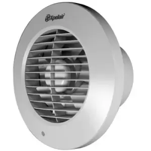 image of Xpelair DX150HTR Simply Silent 6/150mm Round Extractor Fan w/ Humidistat And Timer - 93077AW