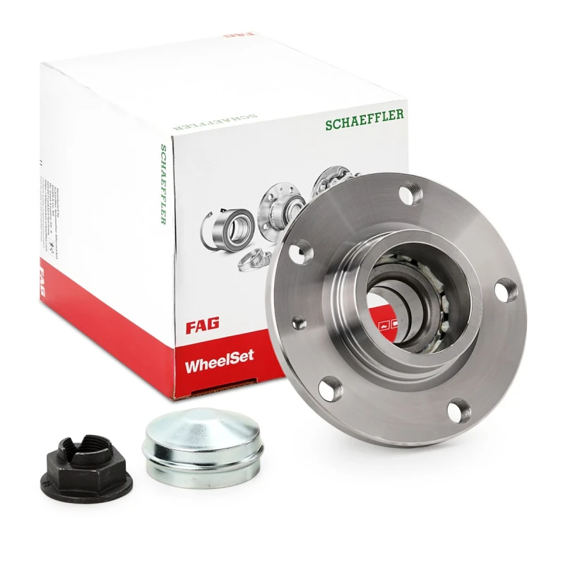 Image of FAG 713 6448 50 Wheel bearing kit Photo corresponds to scope of supply, with ABS sensor ring Wheel Bearing Kit (654)