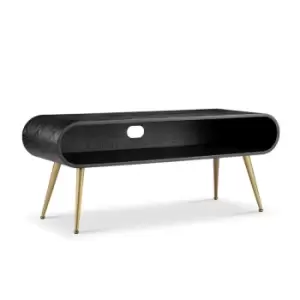 image of Jual Furnishings Auckland TV Stand Black and Brass