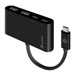 image of ALOGIC USB-C SuperSpeed Combo Hub with 2 Port USB-C and 2 Port USB-A; Compatible with all major brands like Apple, HP, Dell,...