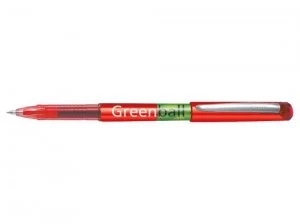 Image of Pilot Begreen Greenball Liquid Ink 0.7mm Red PK10