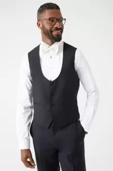 image of Slim Fit Premium 1904 Wool Blend Tuxedo Waistcoat